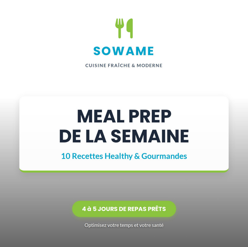 📘 EBOOK 1 – MEAL PREP DE LA SEMAINE